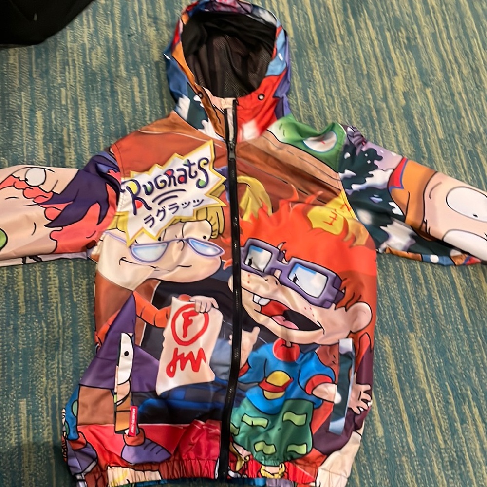 MEMBERS ONLY Nickelodeon rug rats windbreaker